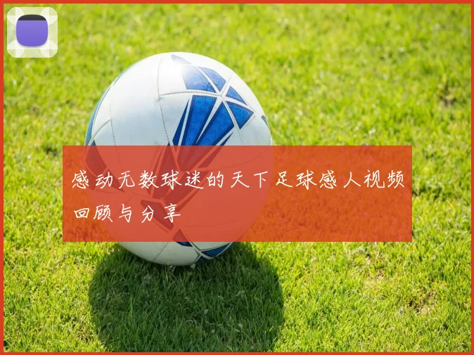 感动无数球迷的天下足球感人视频回顾与分享